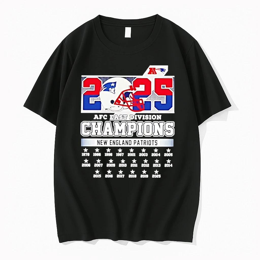 New England Patriots 2025 Afc East Division Champions Shirts