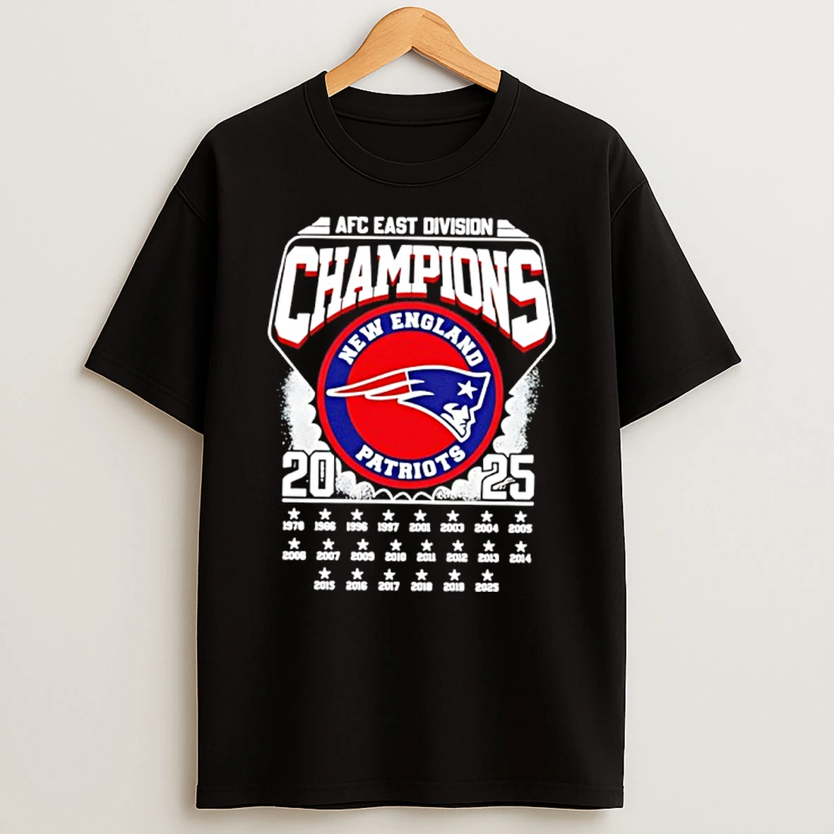 New England Patriots 2025 Afc East Divison Champions Classic Shirts