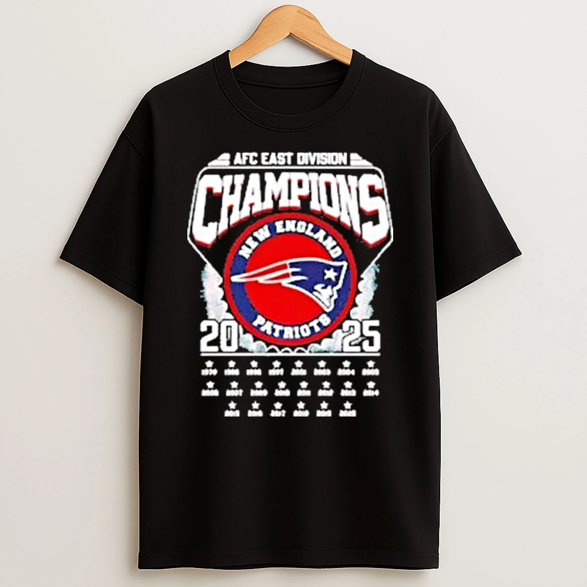 New England Patriots Afc West Division Champions 2025 Logo Shirts