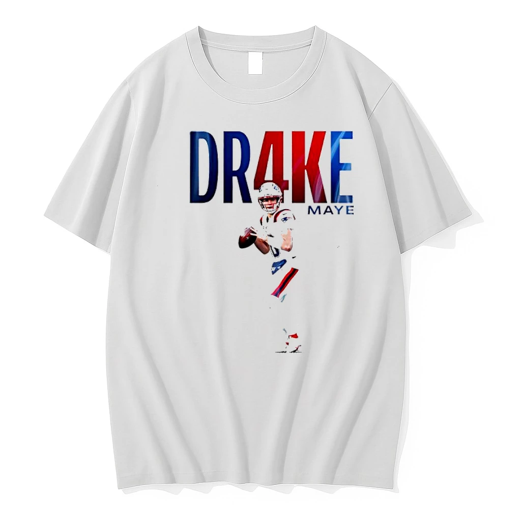 New England Patriots Dr4ke Maye 4000 Passing Yard Shirts