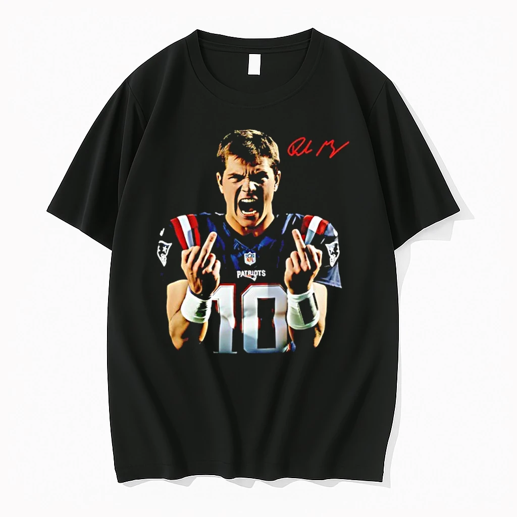 New England Patriots Drake Maye Middle Finger Vintage Shirts