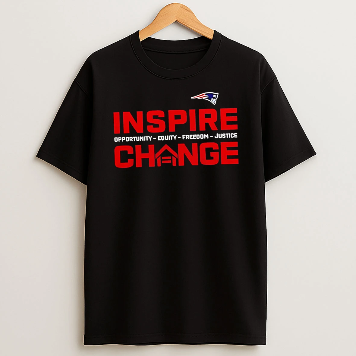 New England Patriots Inspire Change Freedom Justice 2025 Shirts