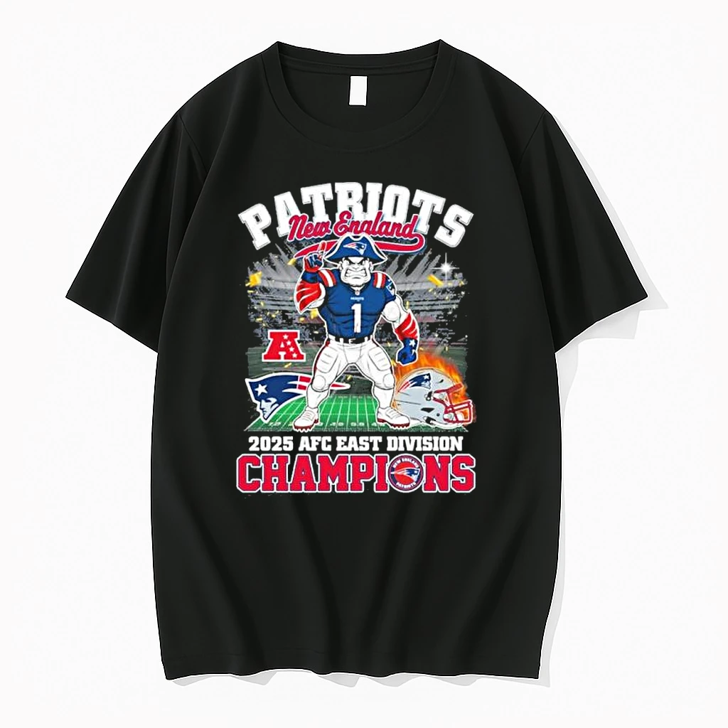 New England Patriots Mascot Afc East Champions Shirts