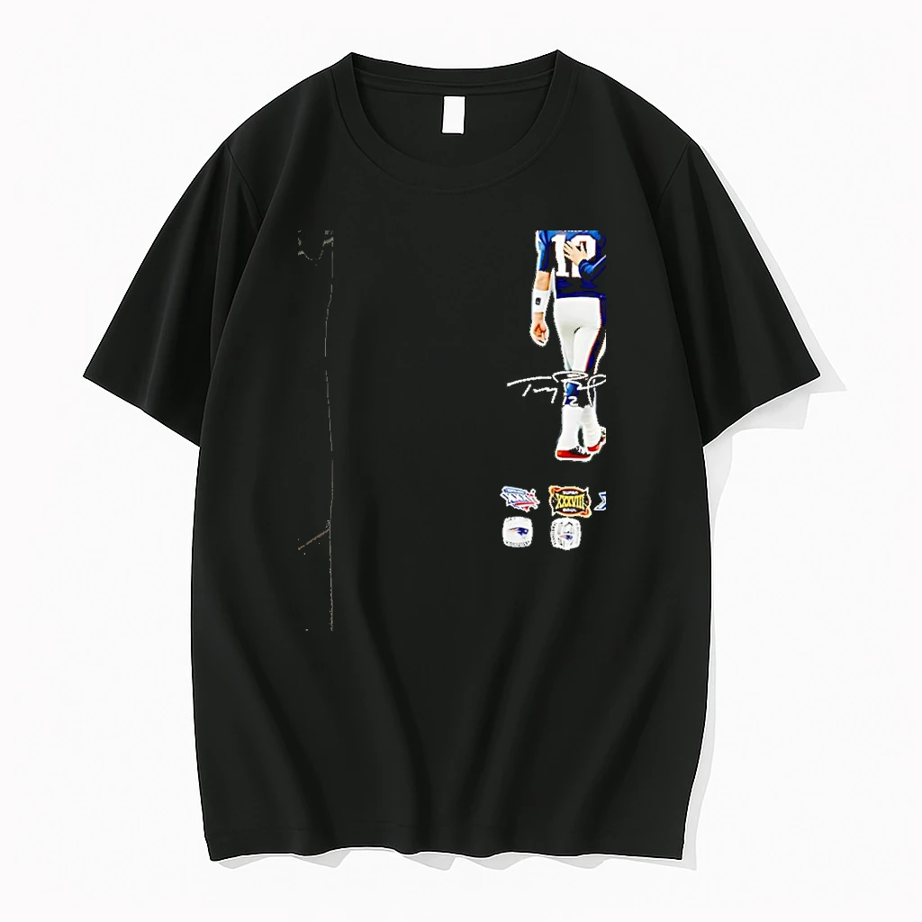 New England Patriots Tom Brady Bill Belichick And Rob Gronkowski Legends Signature Black Shirts