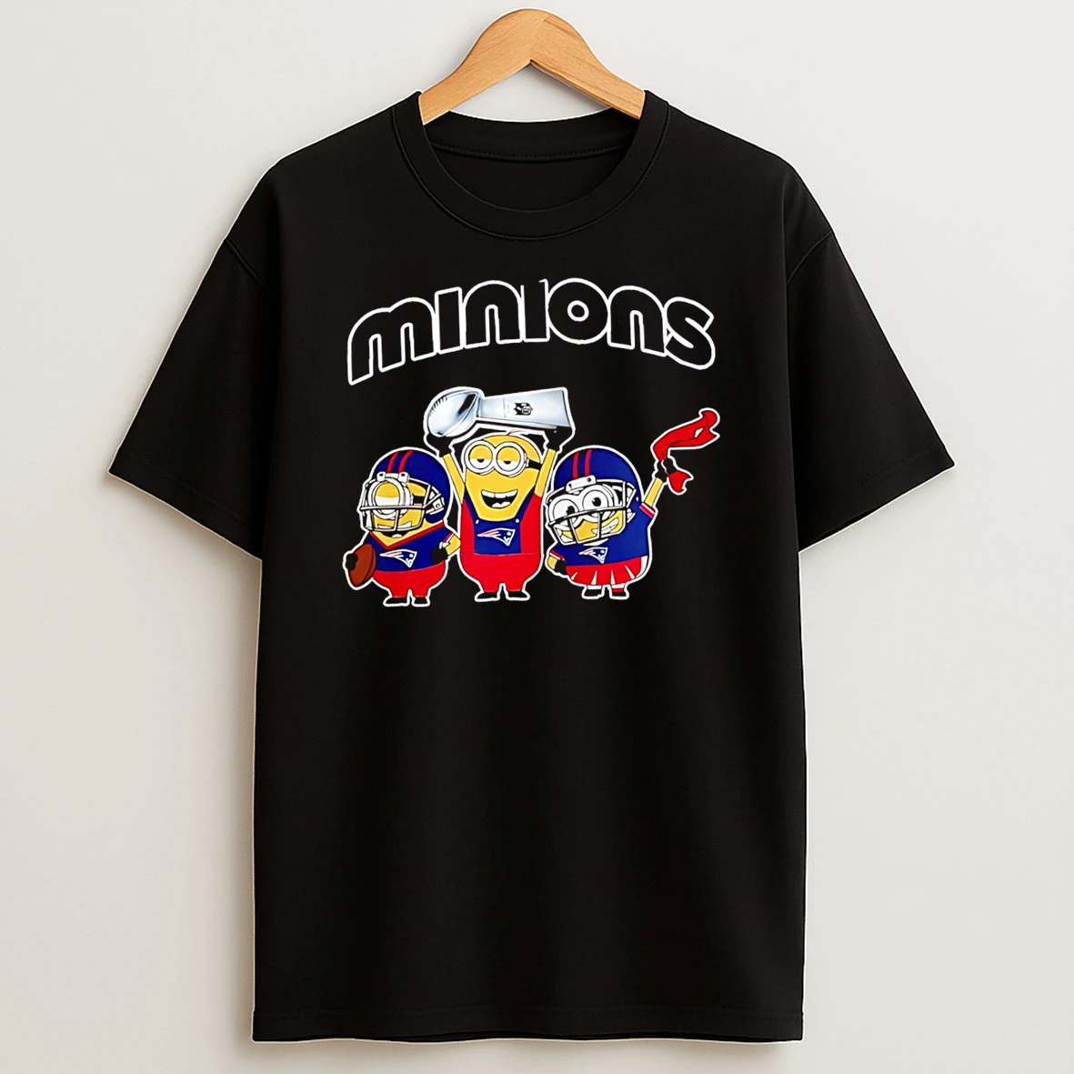 New England Patriots X Minions Celebrate Nfl 2026 Shirts