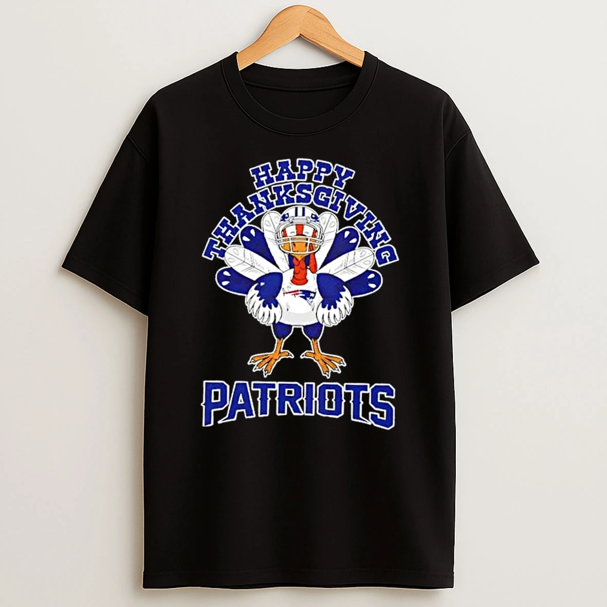 New England Patriots X Turkey Happy Thanksgiving Graphic Shirts