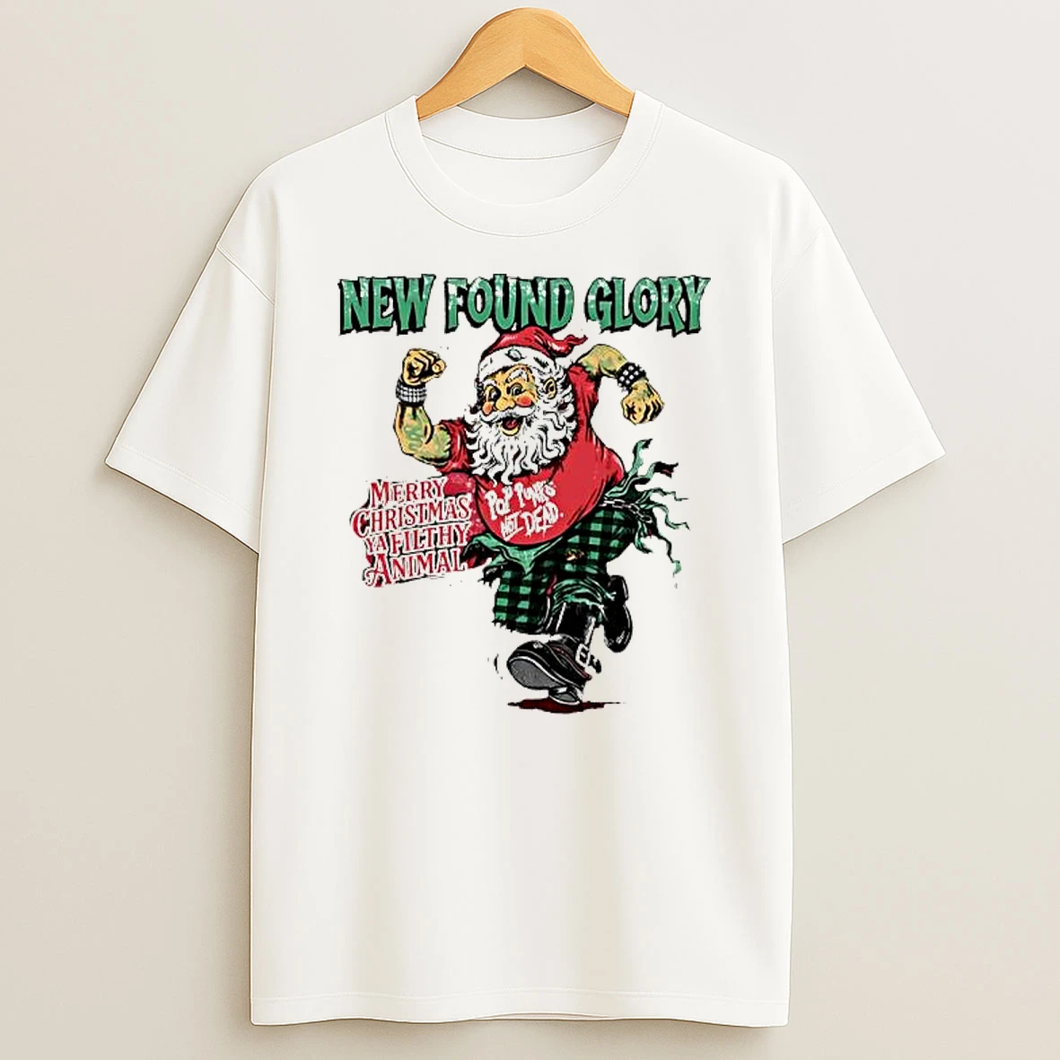 New Found Glory Merry Christmas Ya Filthy Animal Shirts