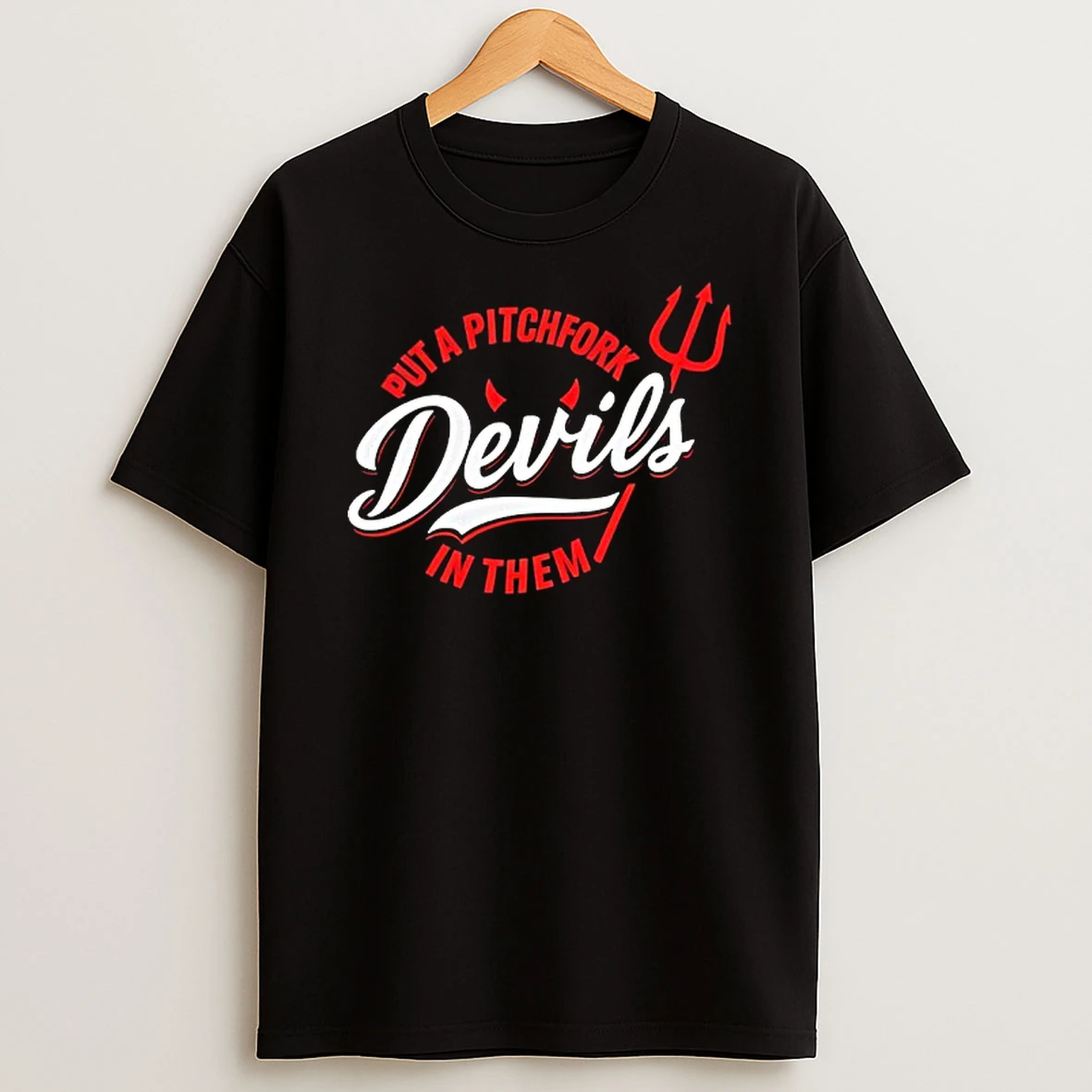 New Jersey Devils Hockey Put A Pitchfork In Them Shirts