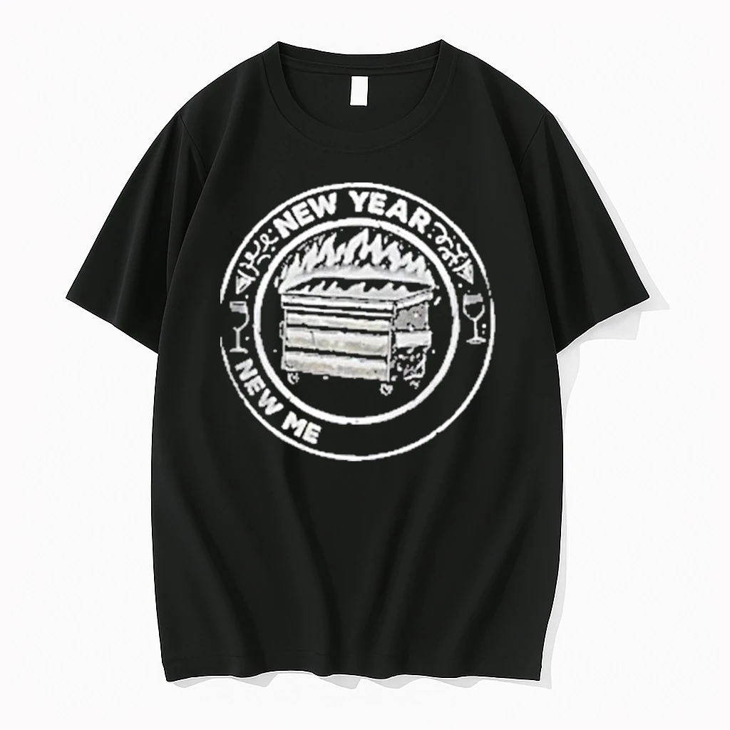 New Year New Mental Battles Burning Trash Can Logo Shirts