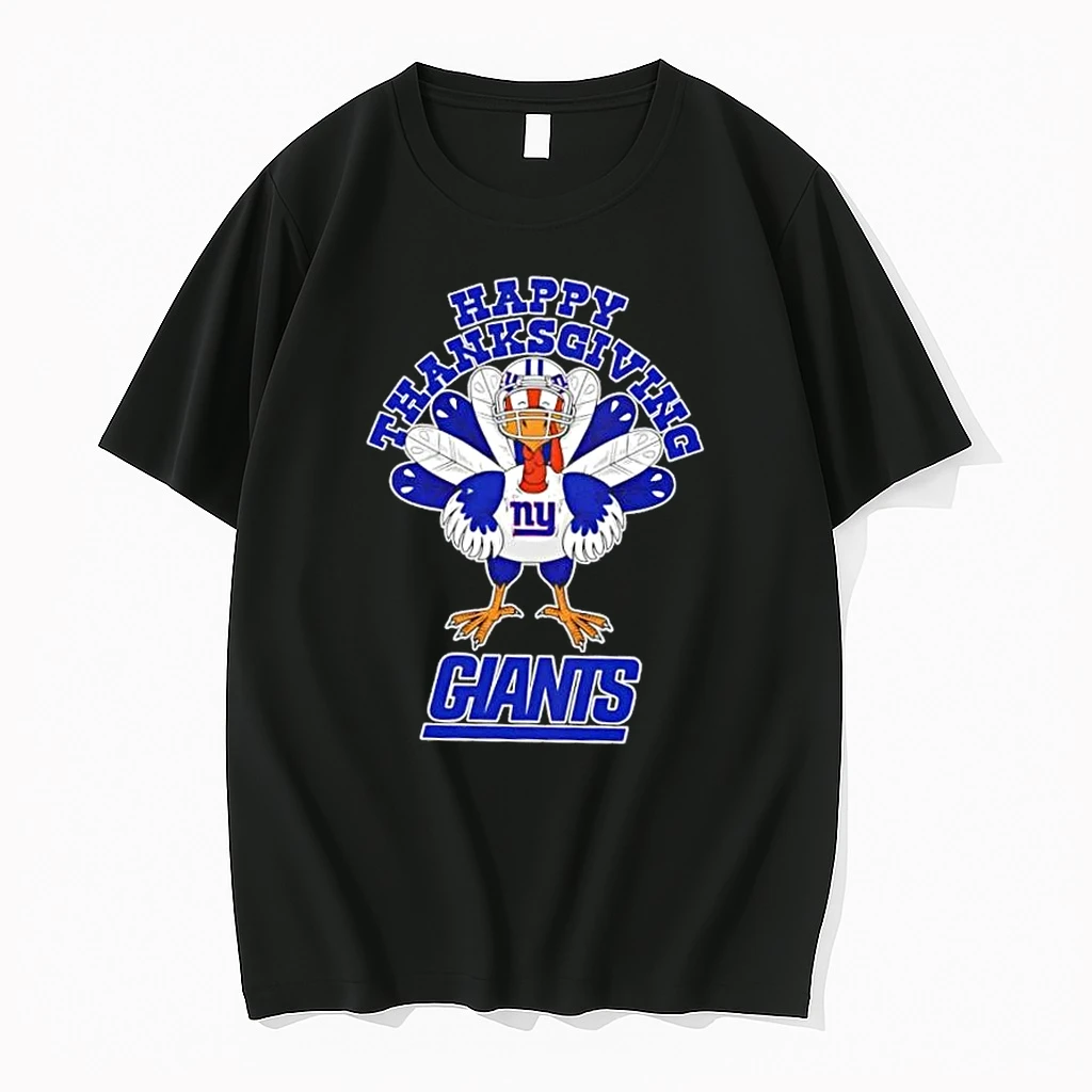 New York Giants Football X Turkey Happy Thanksgiving Shirts