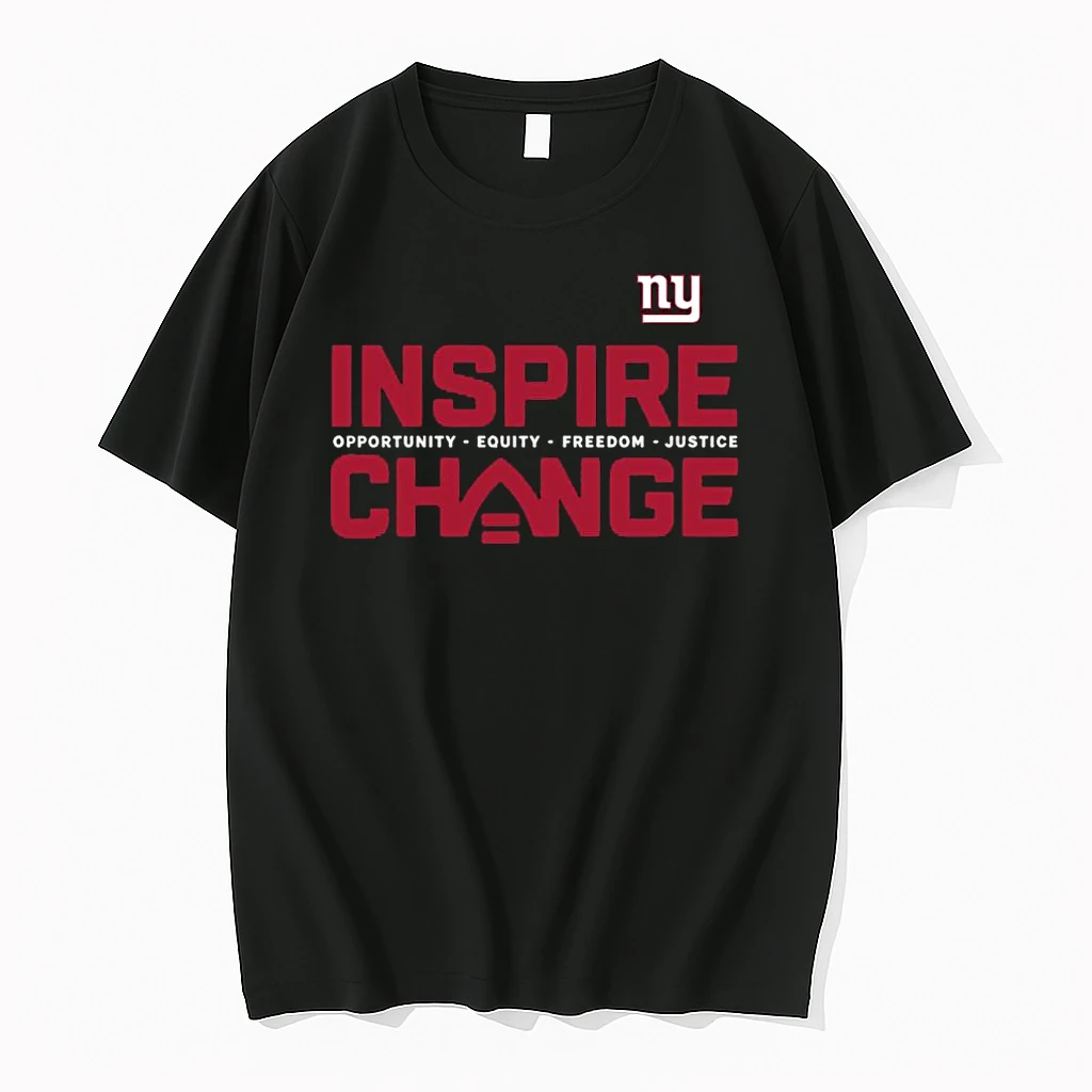 New York Giants X Nfl Inspire Change Opportunity Equity Freedom Justice Shirts