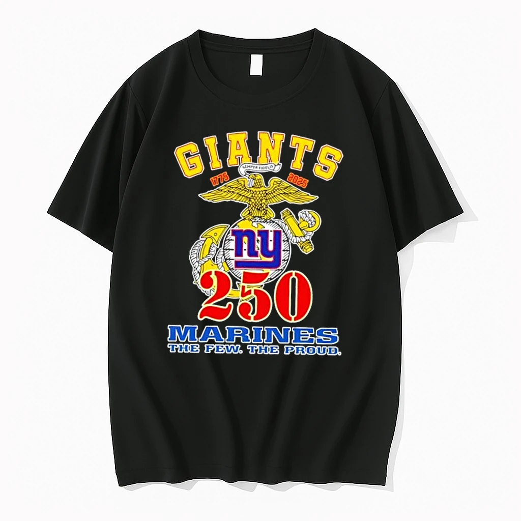 New York Giants X U S M C 250th Birthday Celebration Shirts