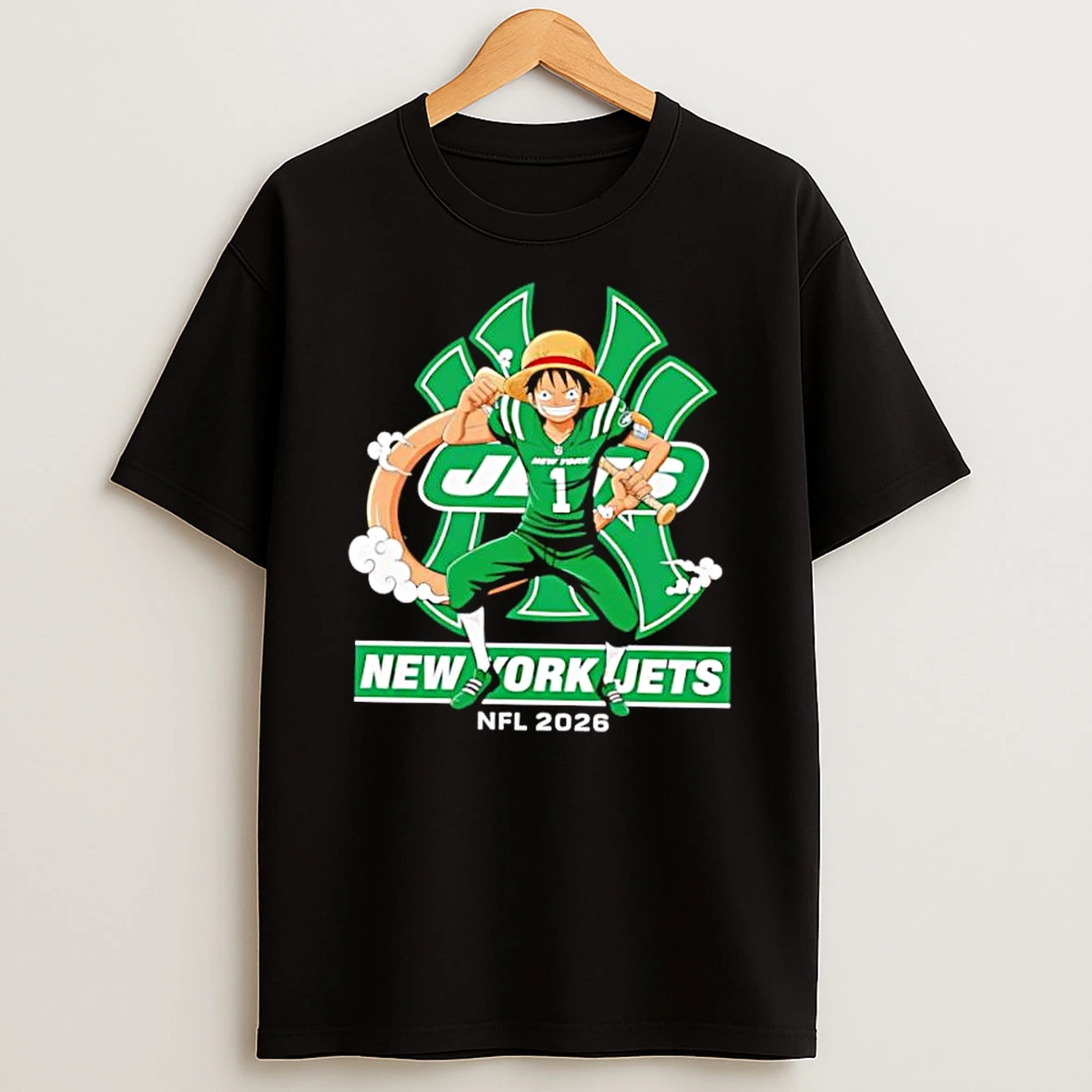 New York Jets One Piece 2026 Luffy Shirts