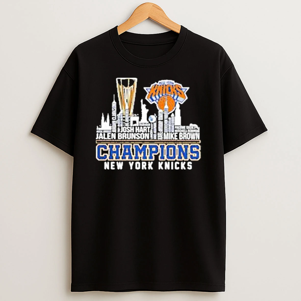 New York Knicks 2025 Champions Cup City Skyline Shirts