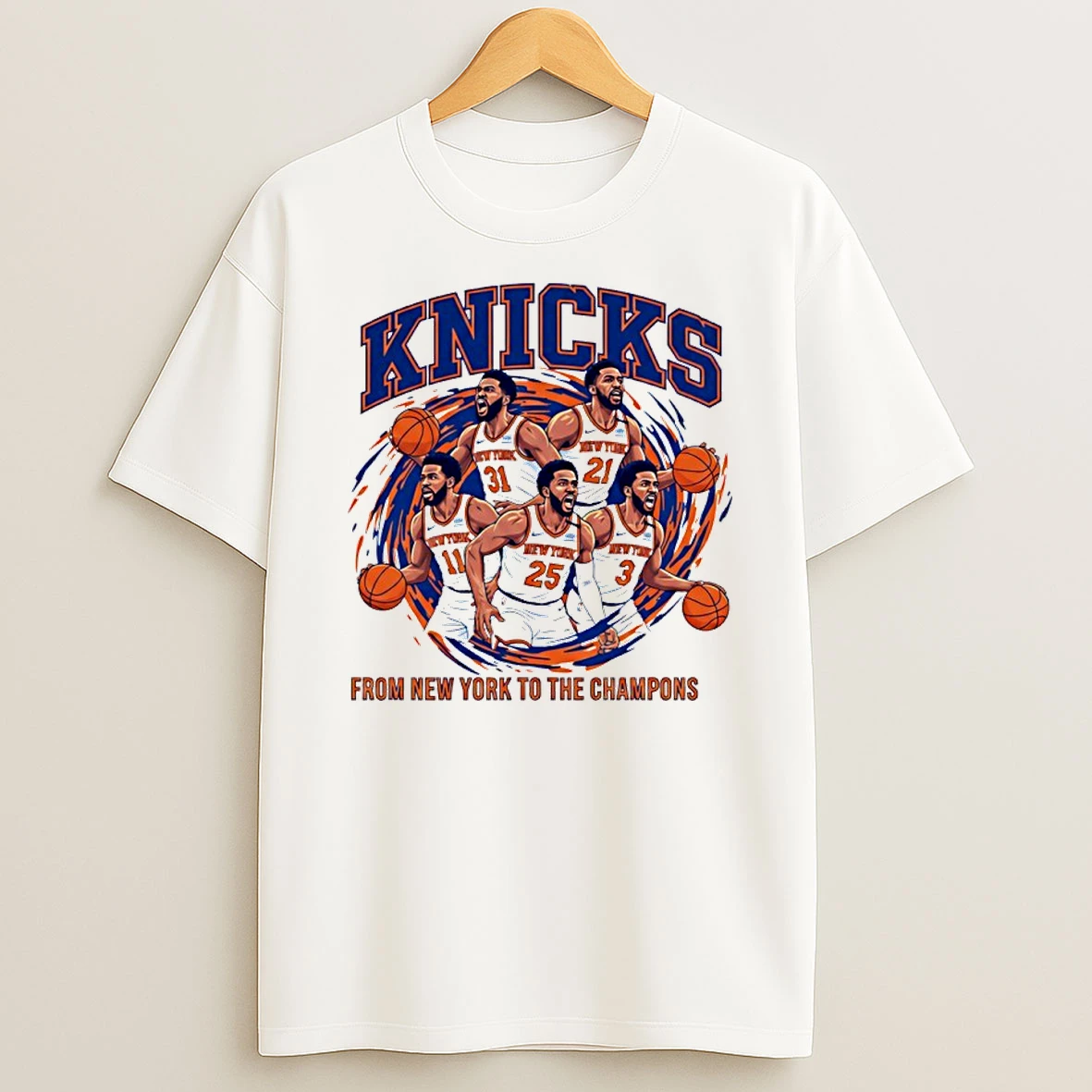 New York Knicks 2025 Nba Cup Champions From Ny To The Champions Shirts