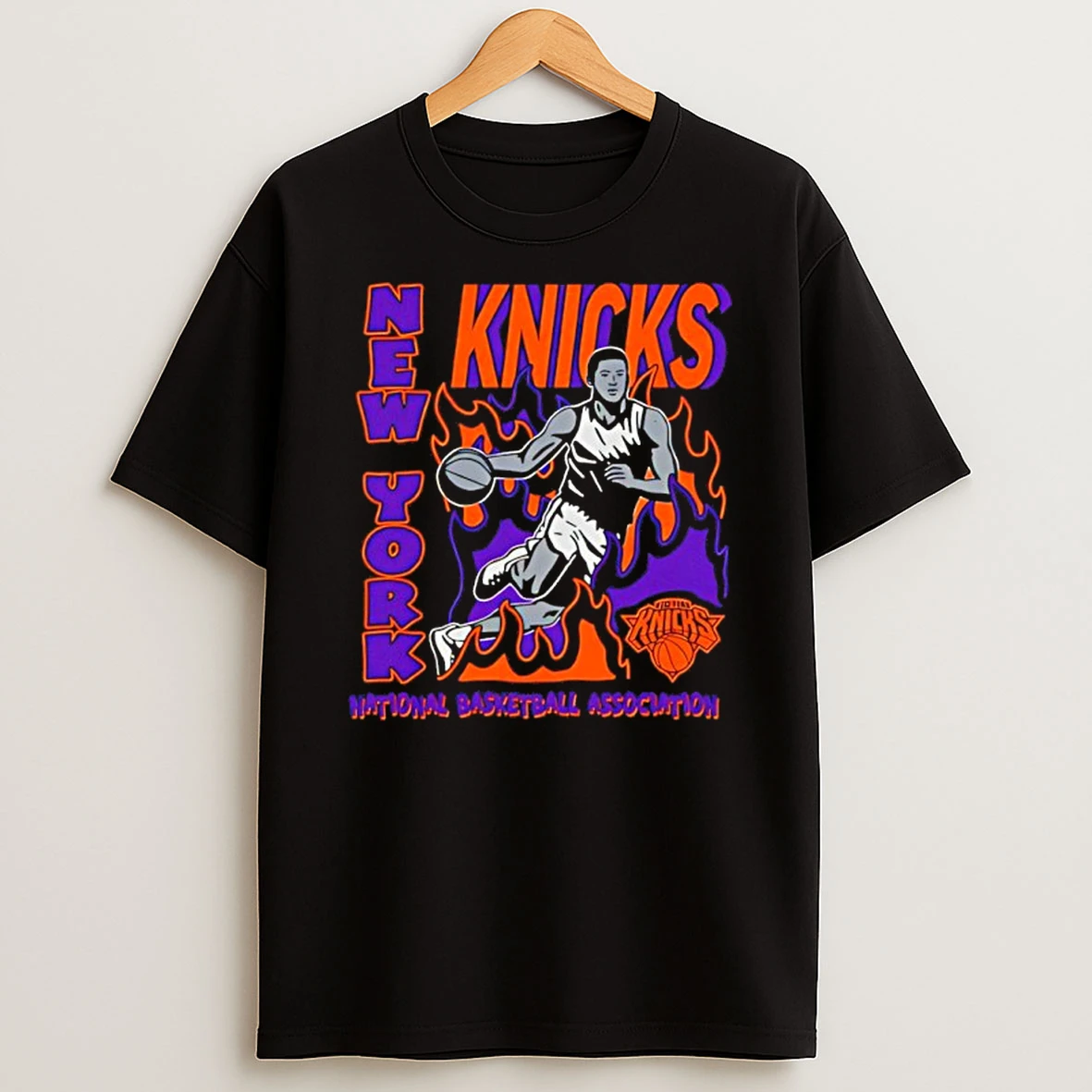 New York Knicks Nba Player Lifestyle Graphic Shirts