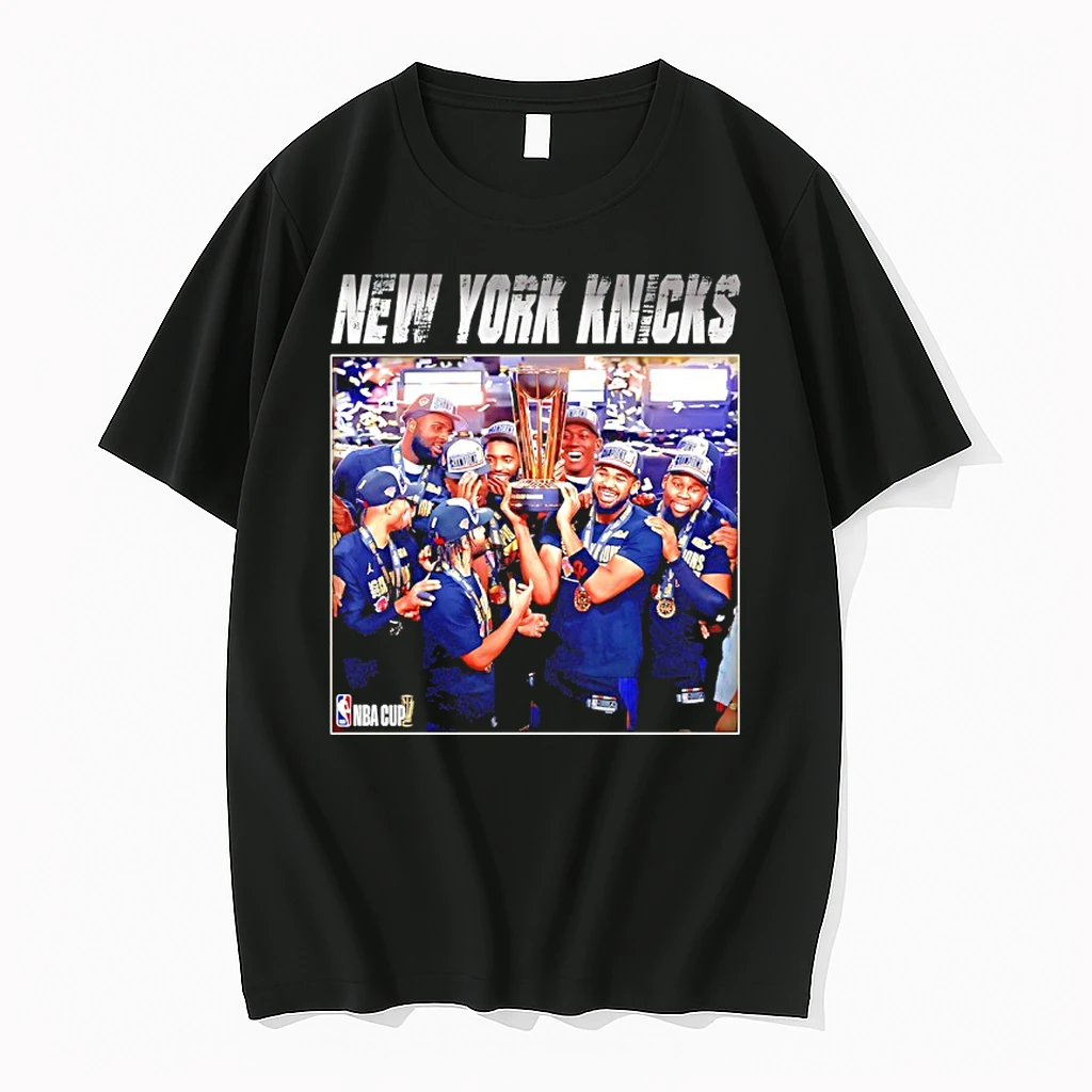 New York Knicks Nba Cup Champions 2025 Trophy Shirts
