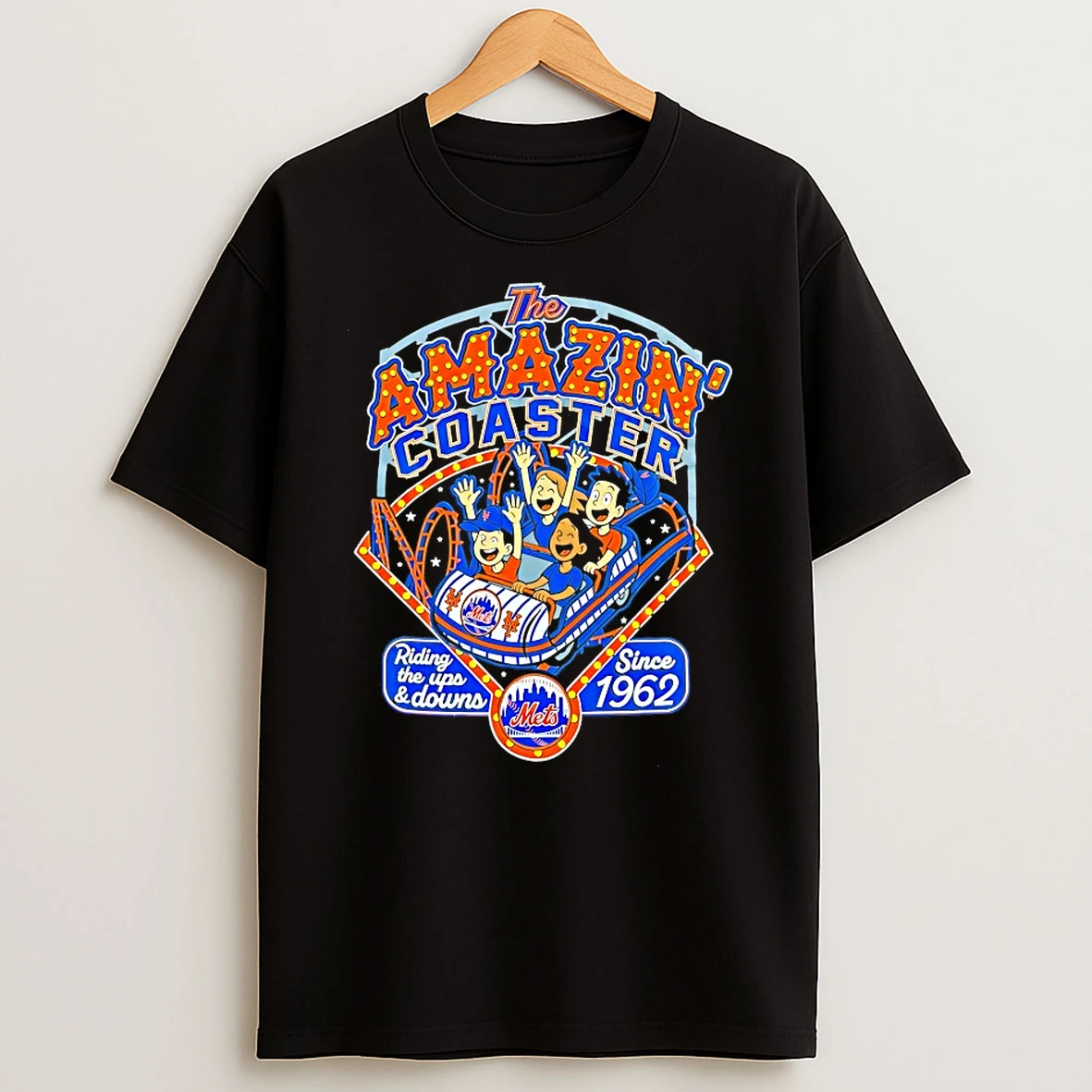 New York Mets The Amazin Coaster Riding The Ups And Down Since 1962 Shirts