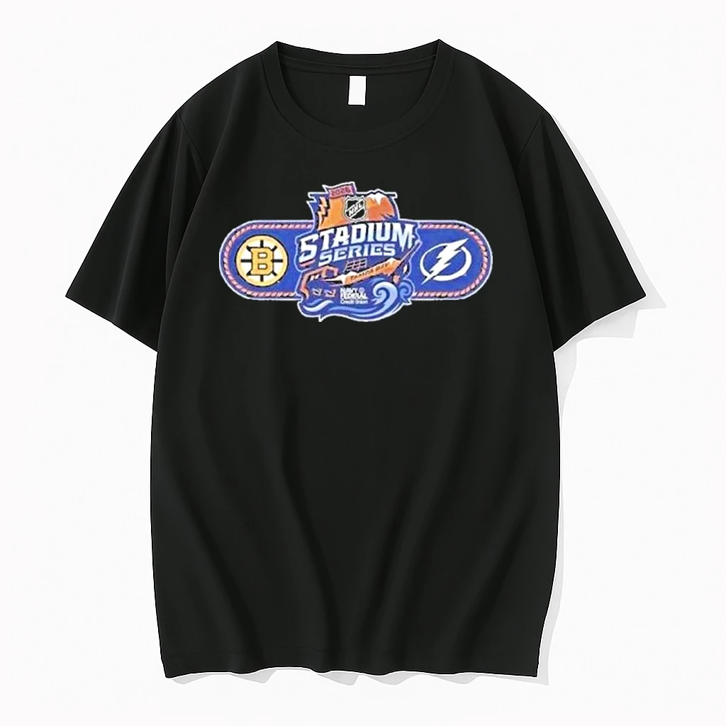 Nhl Stadium Series 2026 At Tampa Bay Matchup Boston Bruins Versus Tampa Bay Lightning Shirts