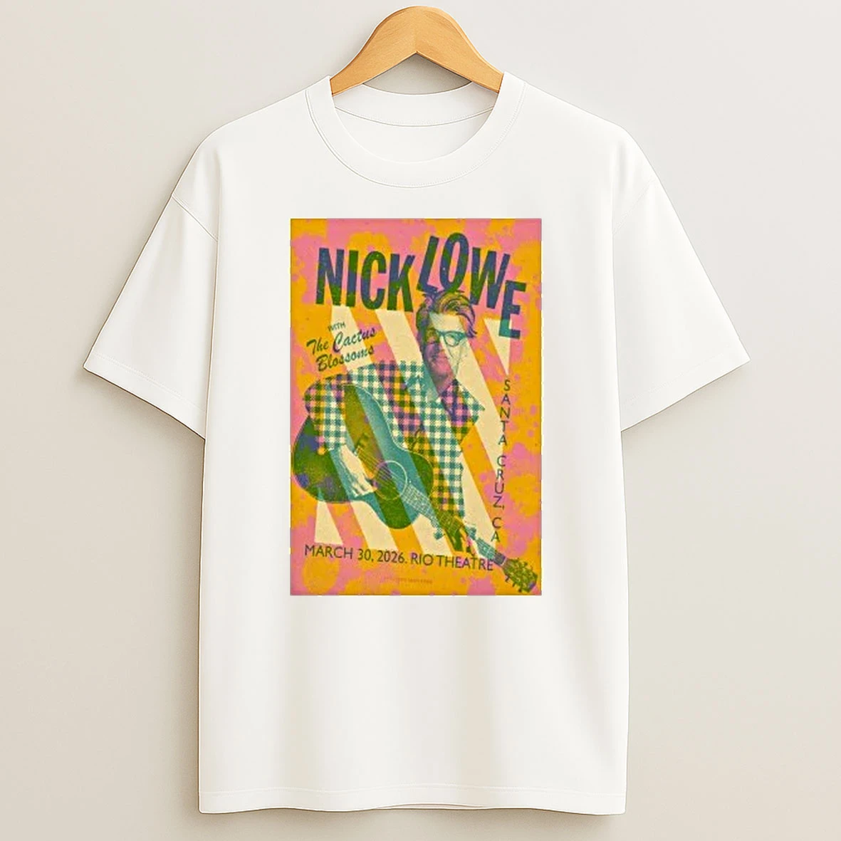 Nick Lowe At Rio Theatre On Ca Mar 30 2026 Shirts