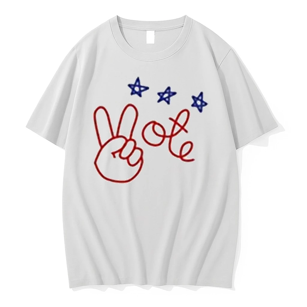 Nicolle Wallace Wearing Peace Vote Shirts