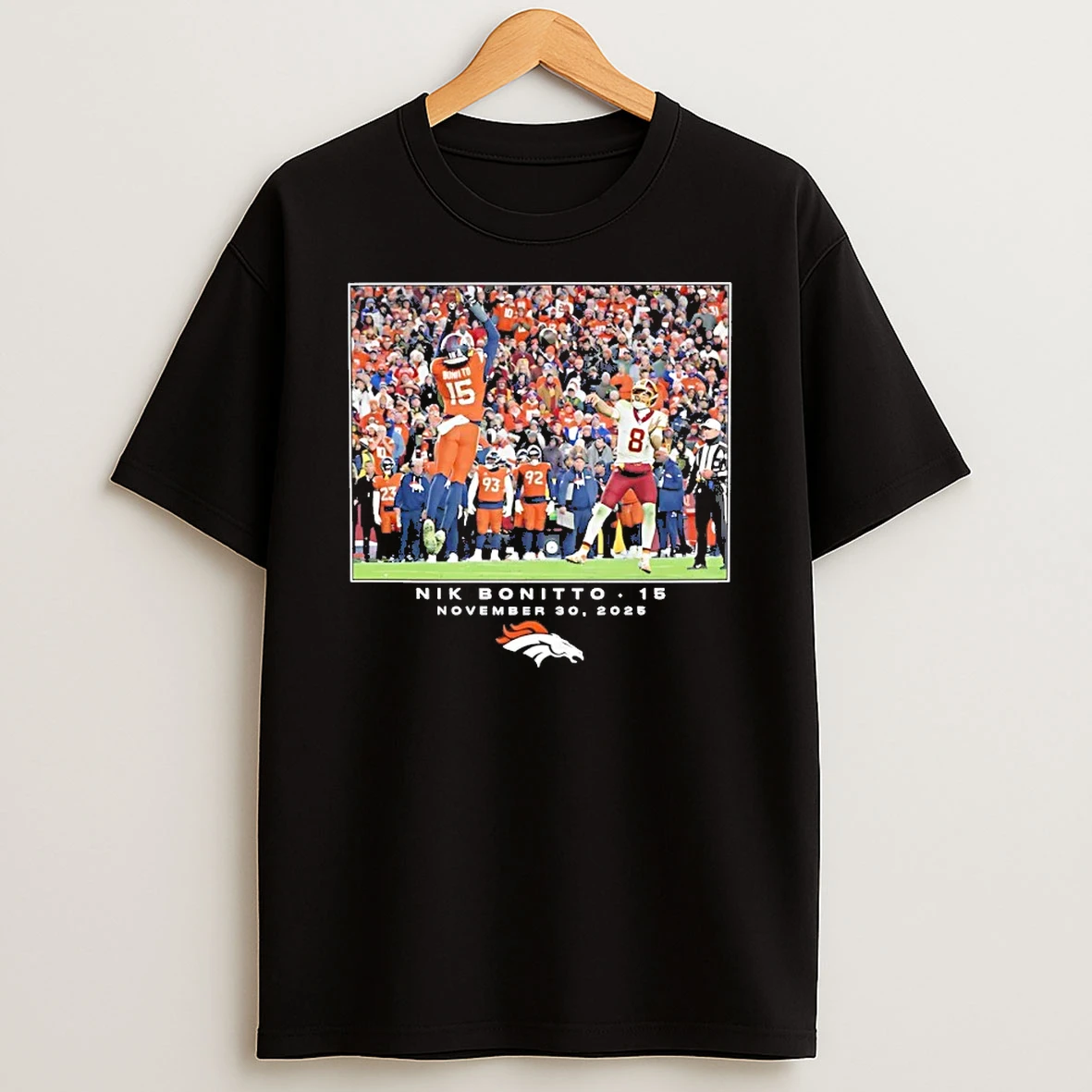 Nik Bonitto Denver Broncos Nfl Flash Features Week 13 Shirts