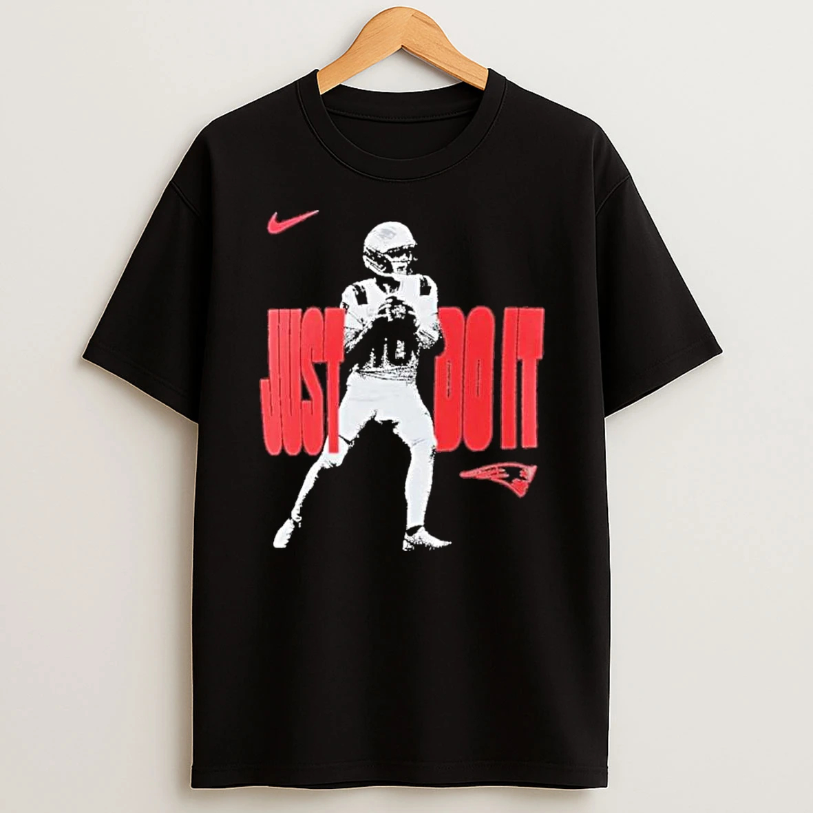 Nike Just Do It Drake Maye New England Patriots Shirts