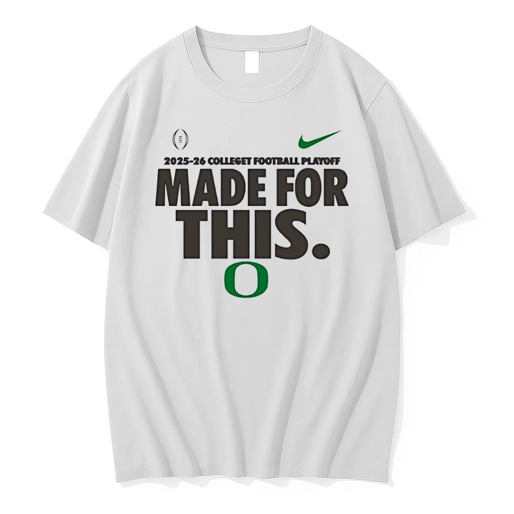 Nike X Made For This Oregon Ducks 2025 Cfp Bound Shirts