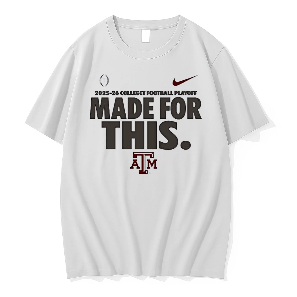 Nike X Made For This Texas Am Aggies 2025 Cfp Bound Shirts