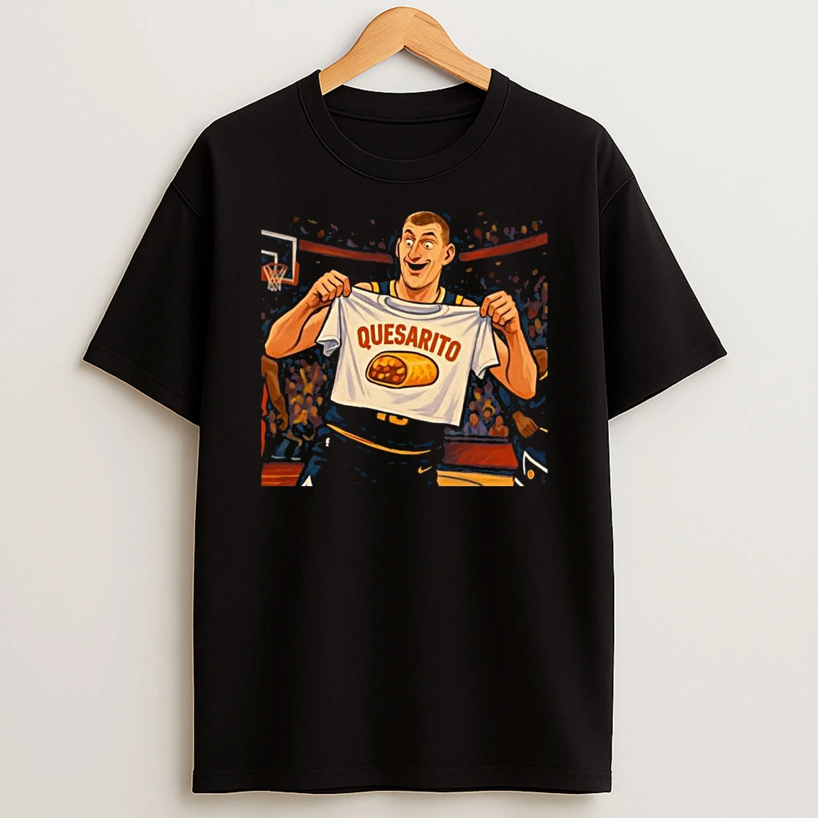 Nikola Jokic With Quesarito Shirts