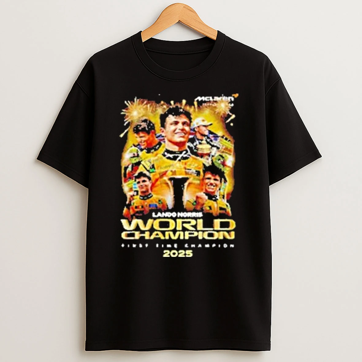 Norris Mclaren World Champion First Time Champion 2025 Shirts