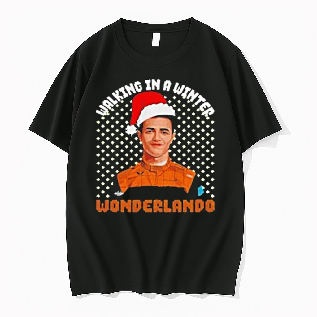 Norris Santa Walking In A Winter Wonderland Christmas Shirts