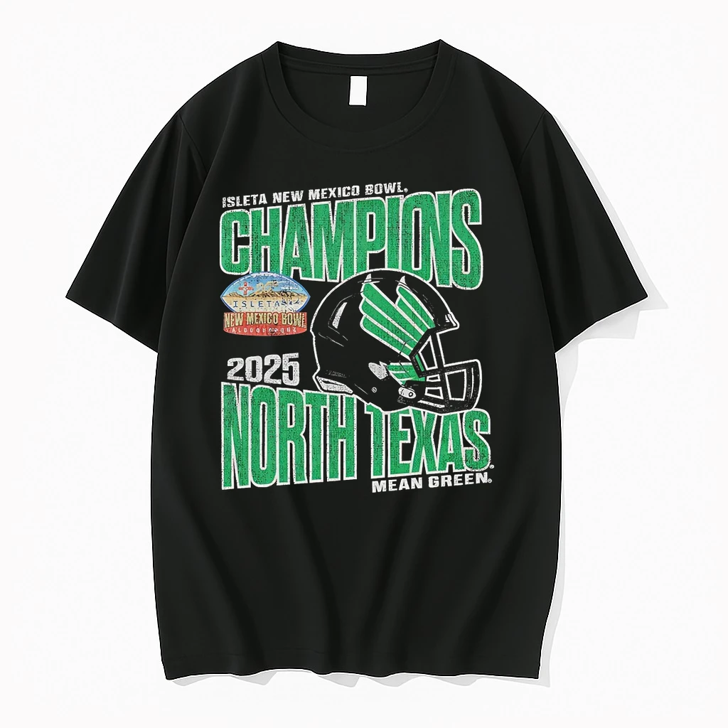 North Texas Mean Green 2025 Isleta New Mexico Bowl Champions Vintage Shirts
