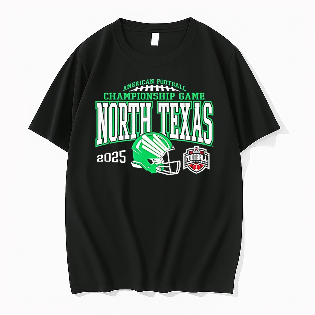 North Texas Mean Green American Football Championship Game 2025 Shirts