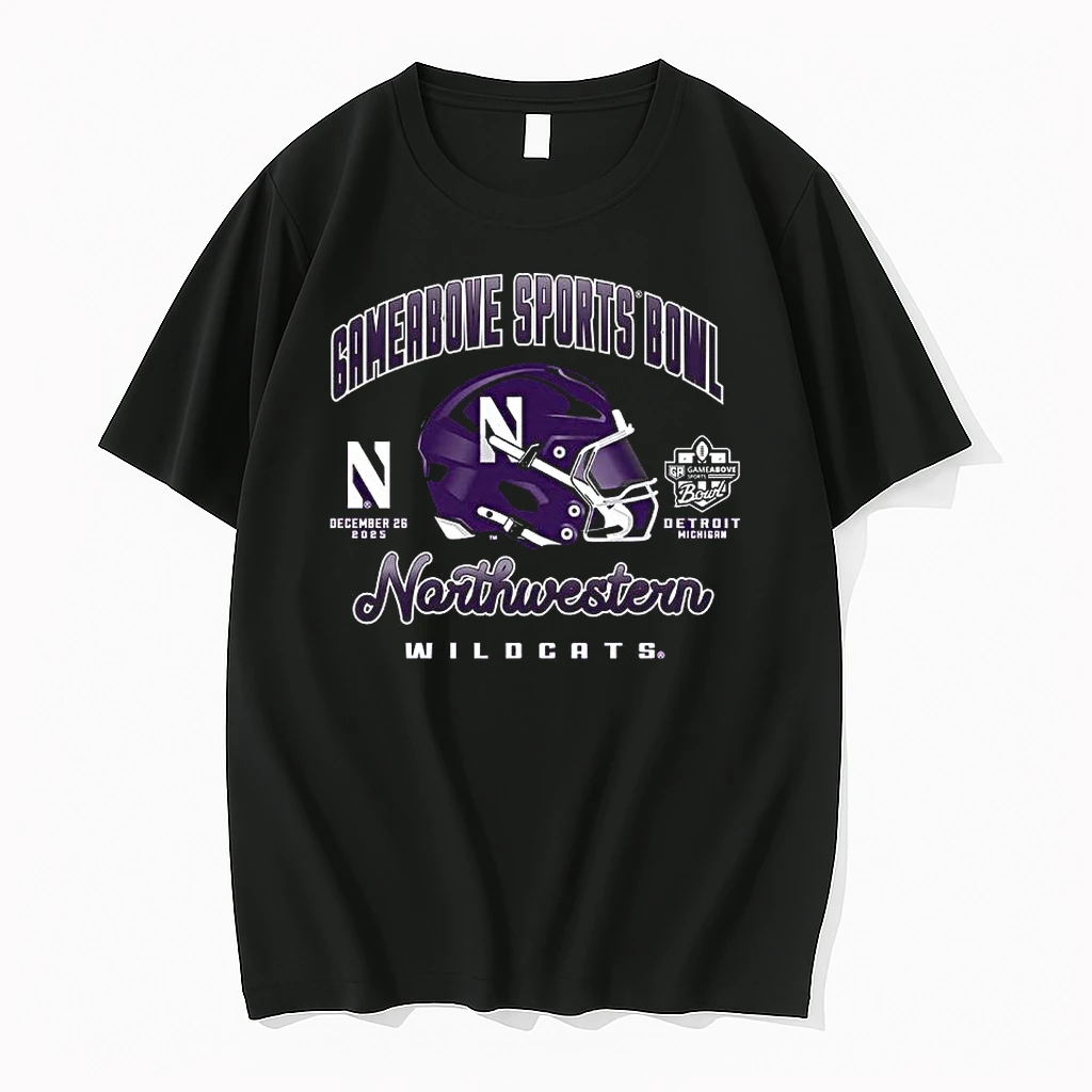 Northwestern Football 2025 Gameabove Sports Bowl Bound Shirts