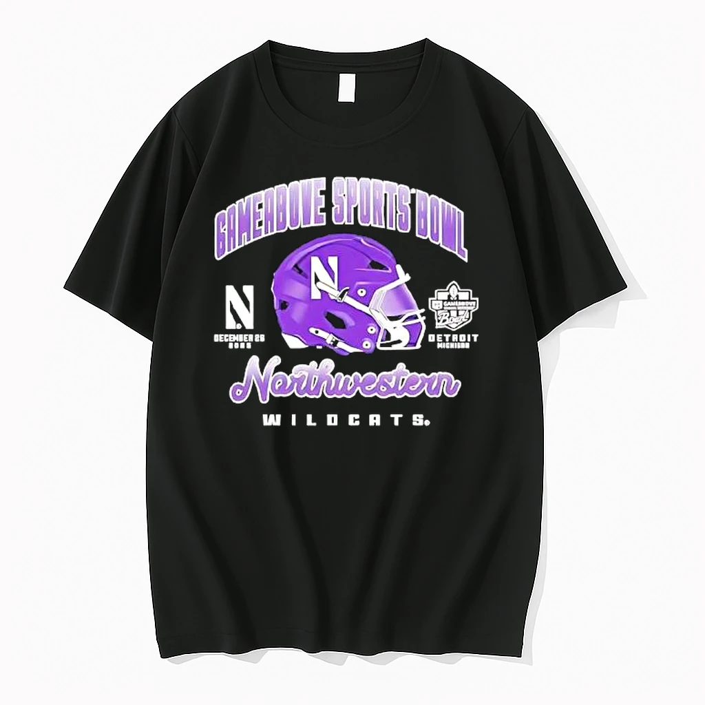 Northwestern Wildcats Football 2025 Gameabove Sports Bowl Detroit Michigan Shirts