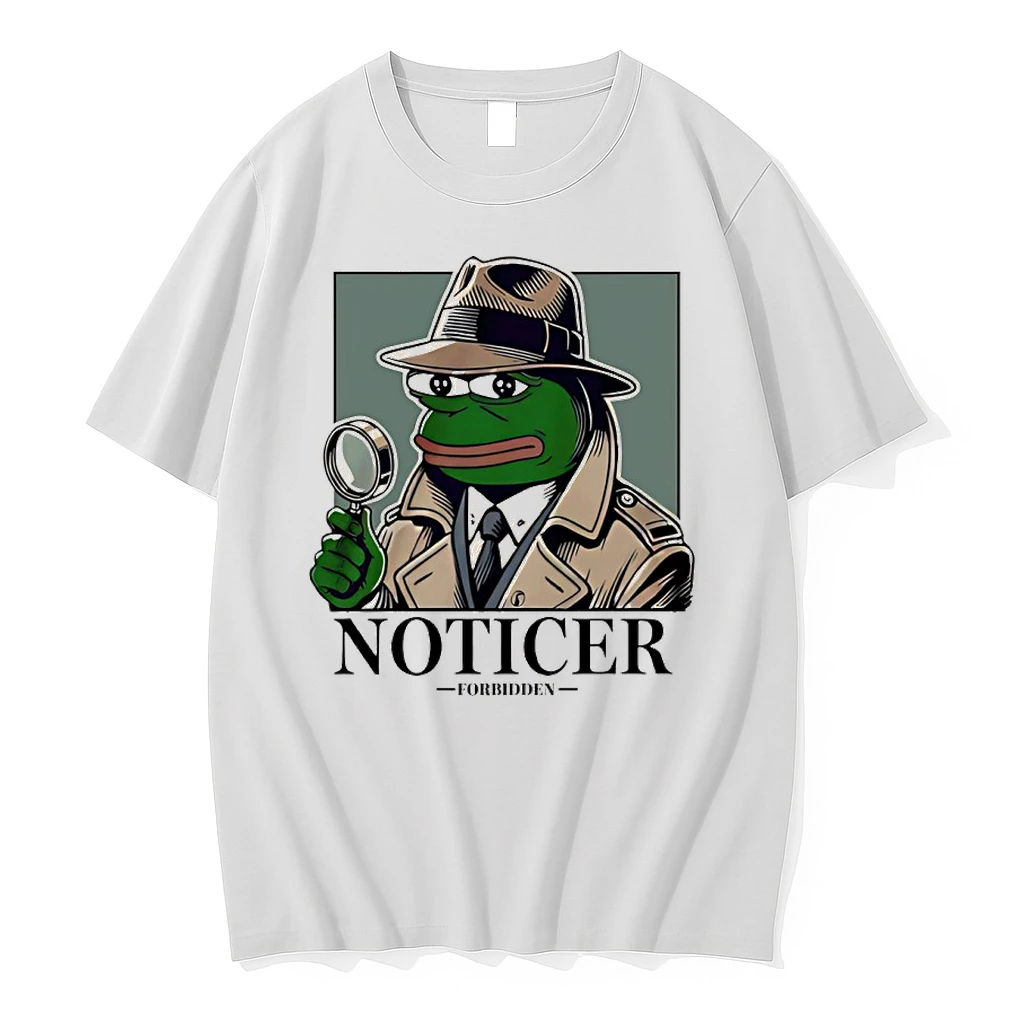Noticer Pepe Forbidden Frog Meme Shirts