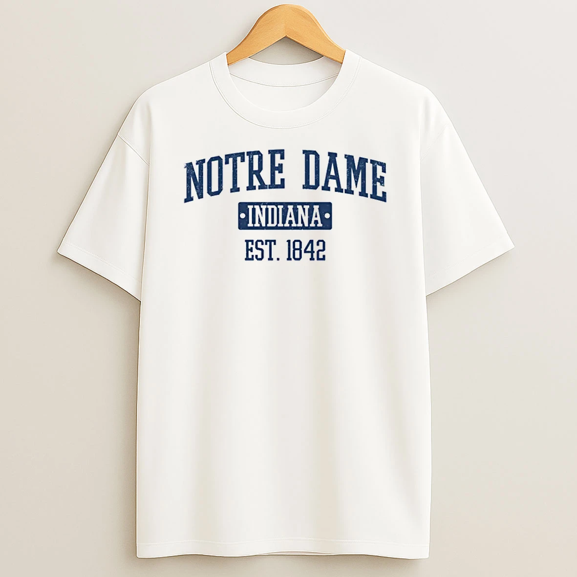 Notre Dame Indiana In Vintage 80s 90s Style Sports Shirts