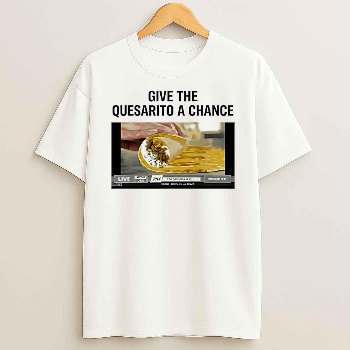 Nuggets Nikola Jokic Taco Bell Give The Quesarito A Chance Shirts