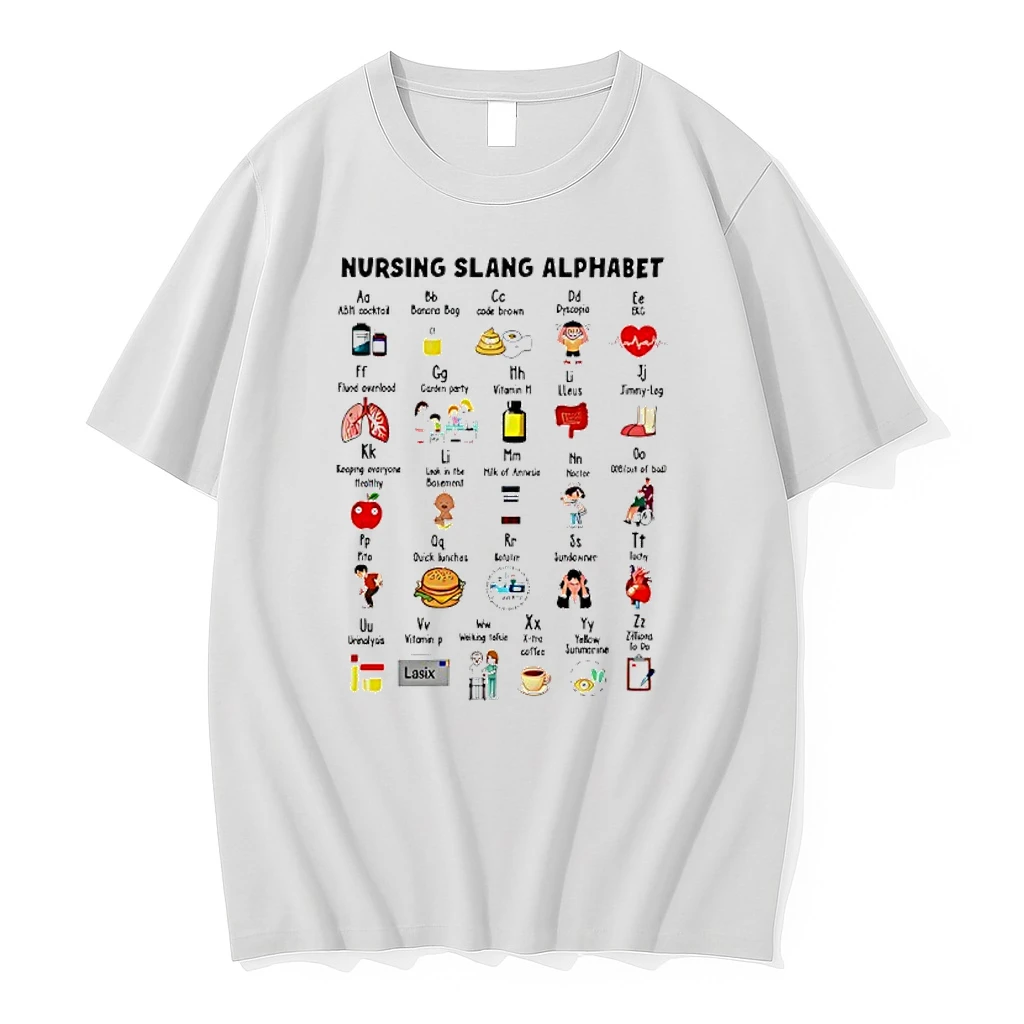 Nursing Slang Alphabet Shirts
