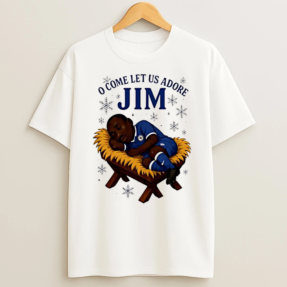 O Come Let Us Adore Jim Chelsea Christmas Shirts