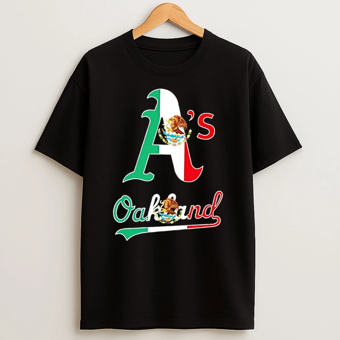 Oakland Athletics Baseball X Mexican Flag Shirts