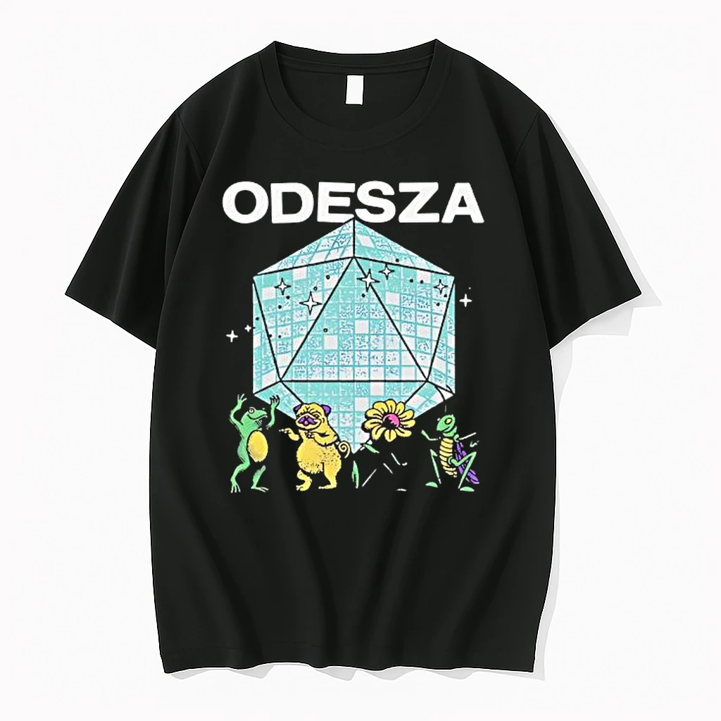 Odesza Frog Bulldog And Grasshopper And Flower Funny Shirts