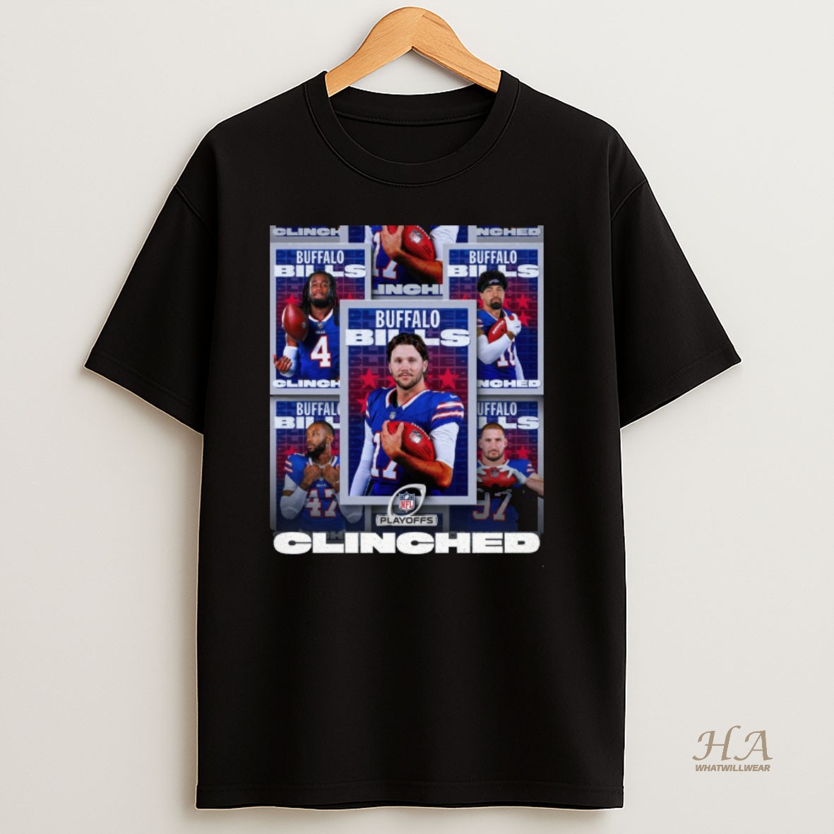 Official 2025 Buffalo Bills Are Back In The Nfl Playoffs For The 7th Straight Year T Shirt