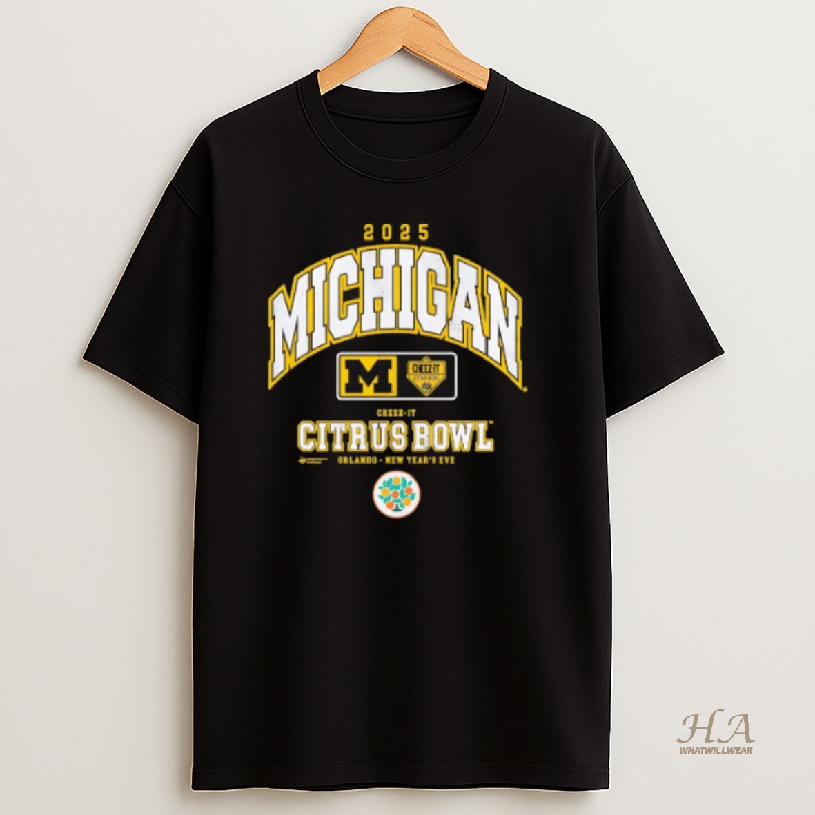 Official 2025 Cheez It Citrus Bowl Michigan Wolverines Shirt