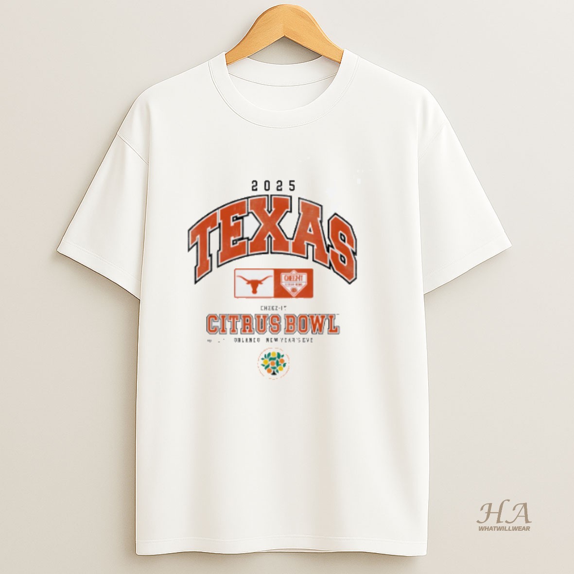 Official 2025 Cheez It Citrus Bowl Texas Longhorns Shirt