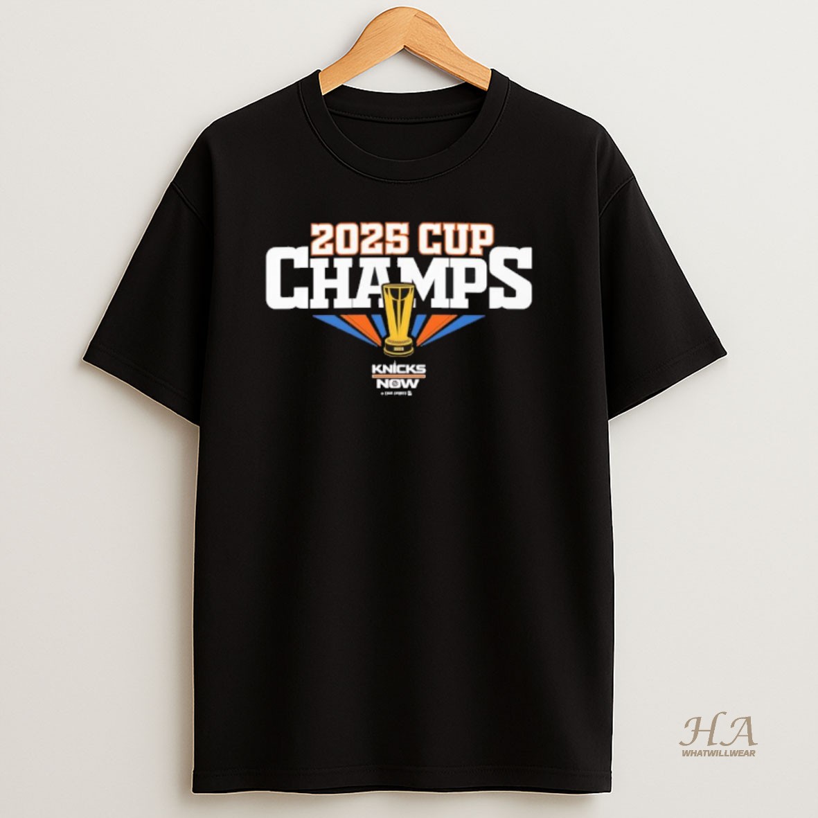 Official 2025 Cup Champs Knicks Now T Shirt