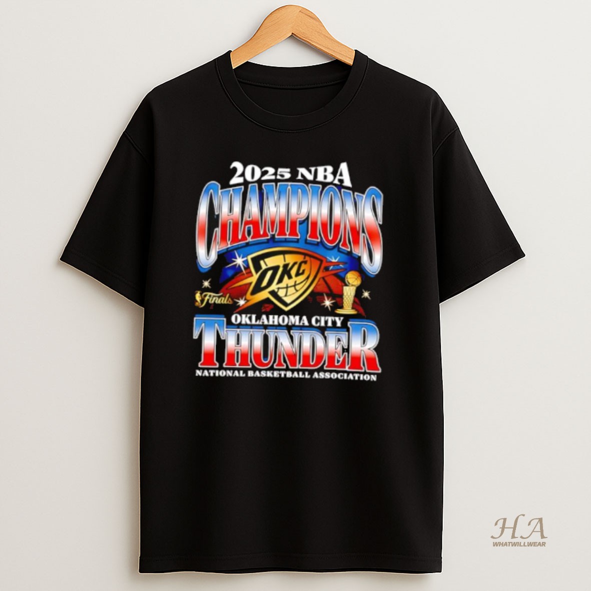 Official 2025 Nba Champions Oklahoma City Thunder Style T Shirt