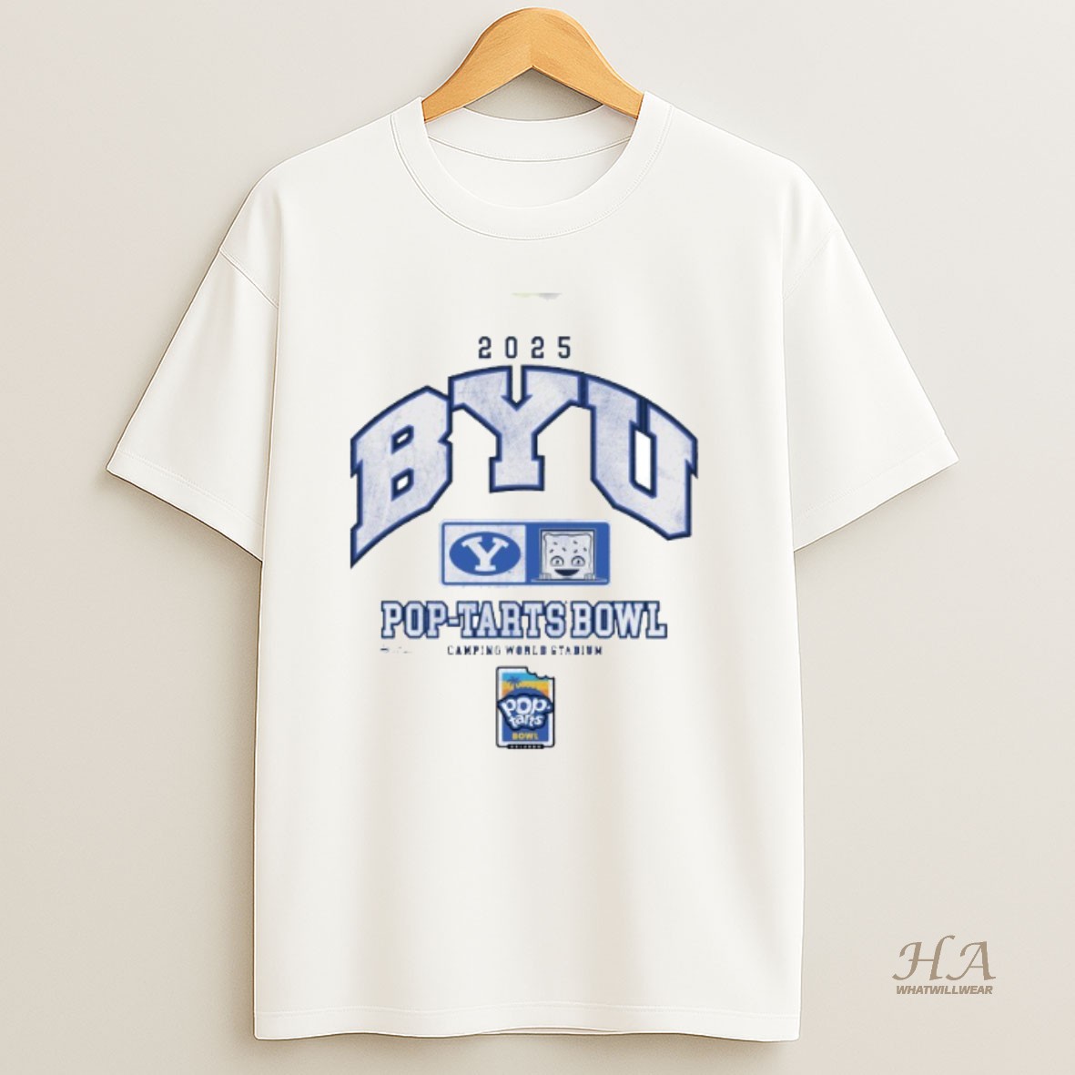 Official 2025 Pop Tarts Bowl Byu Cougars Camping World Stadium Shirt