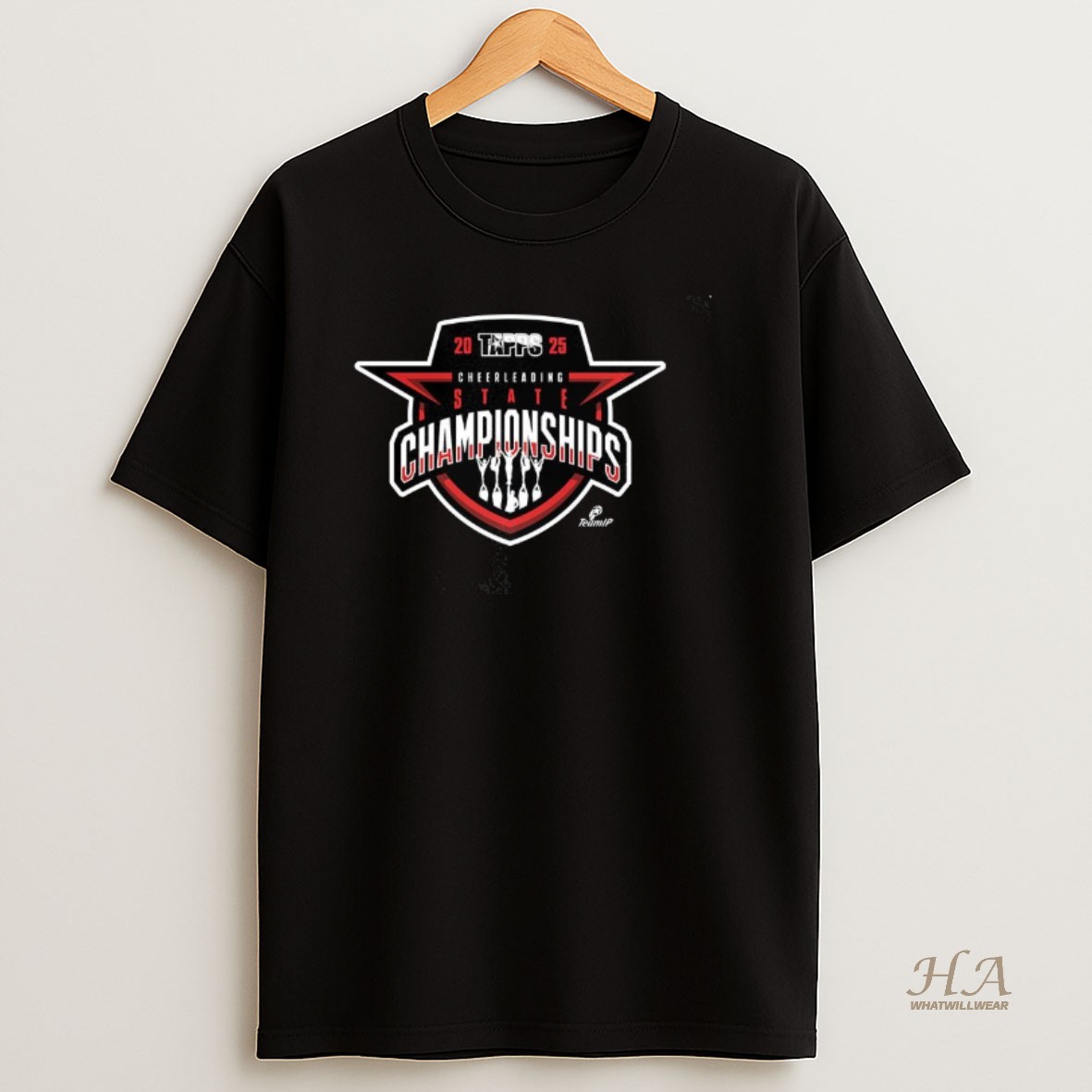 Official 2025 Tapps Cheerleading State Championships Logo T Shirt